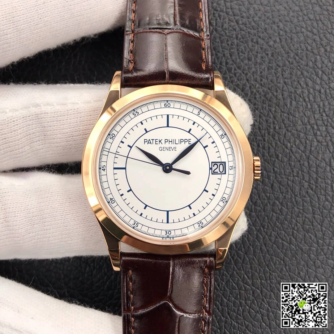 Patek Philippe Calatrava 5296R-001 ZF Factory 1:1 Best Edition Replica Watch White Dial