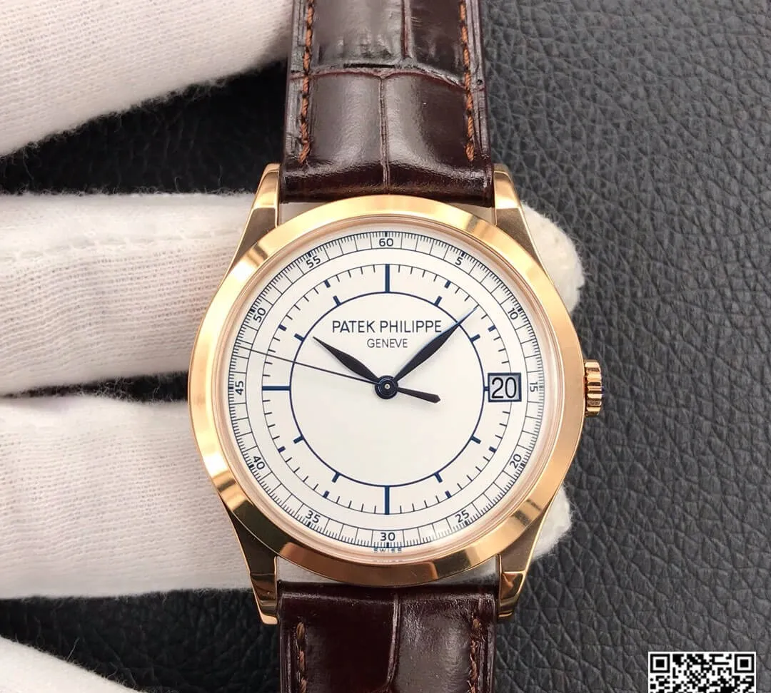 Patek Philippe Calatrava 5296R-001 ZF Factory 1:1 Best Edition Replica Watch White Dial