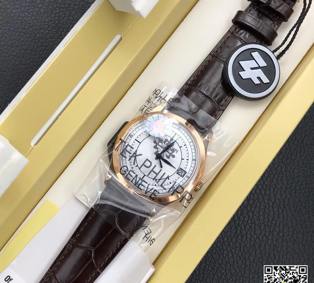 Patek Philippe Calatrava 5296R-001 ZF Factory 1:1 Best Edition Replica Watch White Dial