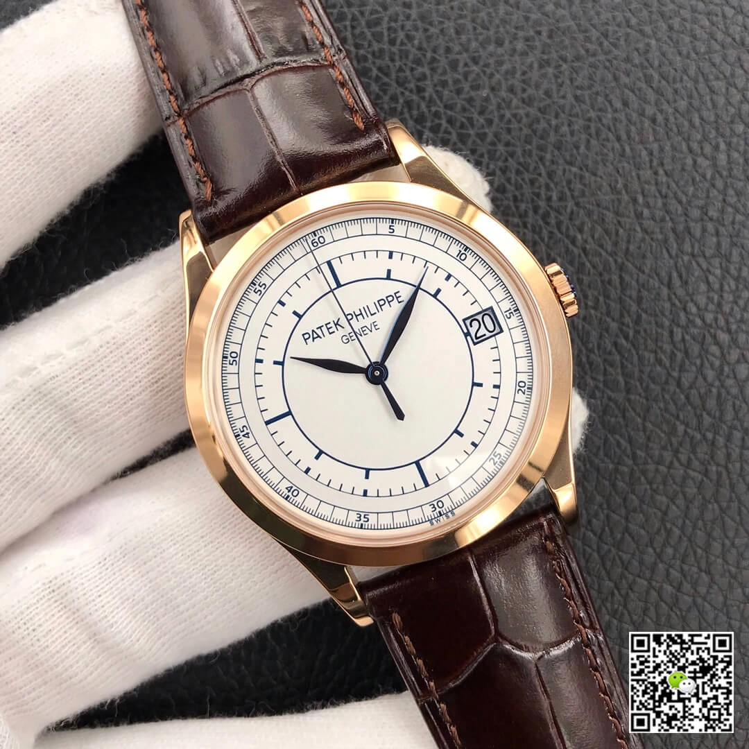 Patek Philippe Calatrava 5296R-001 ZF Factory 1:1 Best Edition Replica Watch White Dial