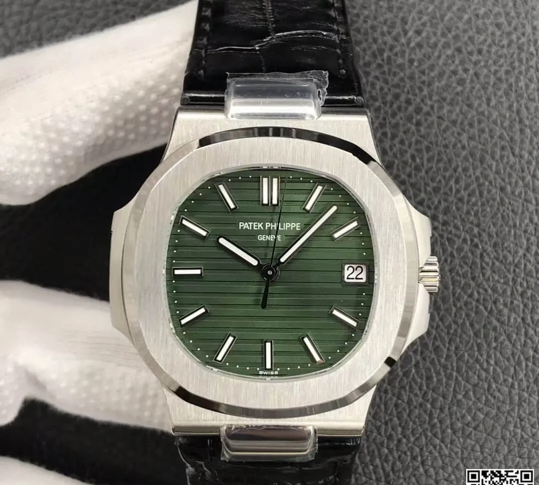 Patek Philippe Nautilus 5711 1A-014 3K Factory 1:1 Best Edition Replica Watch Green Dial