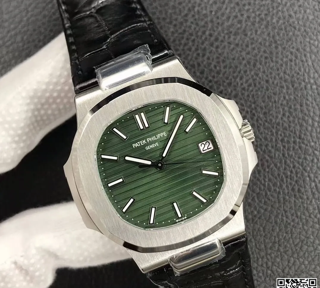 Patek Philippe Nautilus 5711 1A-014 3K Factory 1:1 Best Edition Replica Watch Green Dial