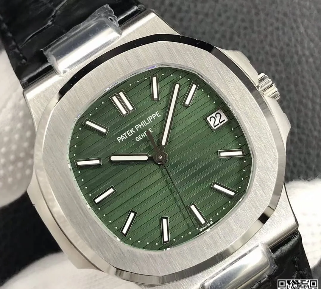 Patek Philippe Nautilus 5711 1A-014 3K Factory 1:1 Best Edition Replica Watch Green Dial