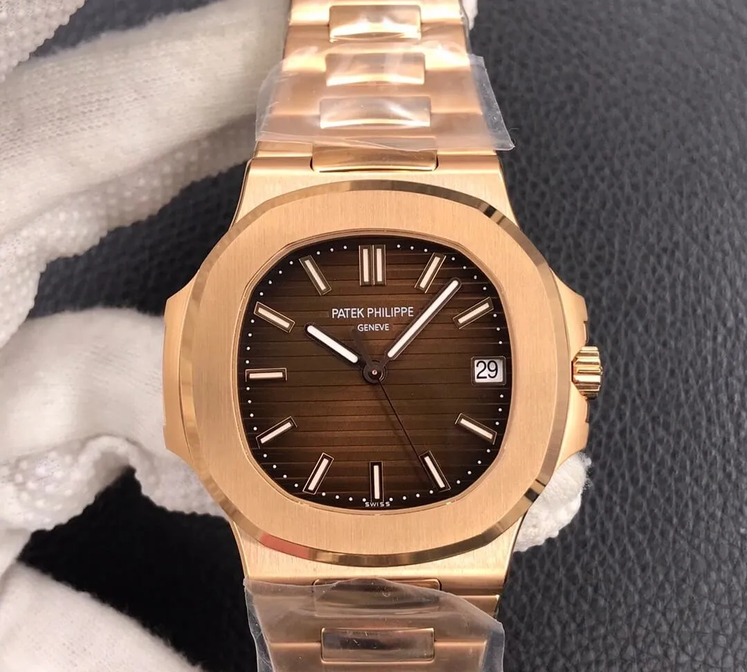 Patek Philippe Nautilus 5711 1R-001 3K Factory 1:1 Best Edition Replica Watch Brown Dial