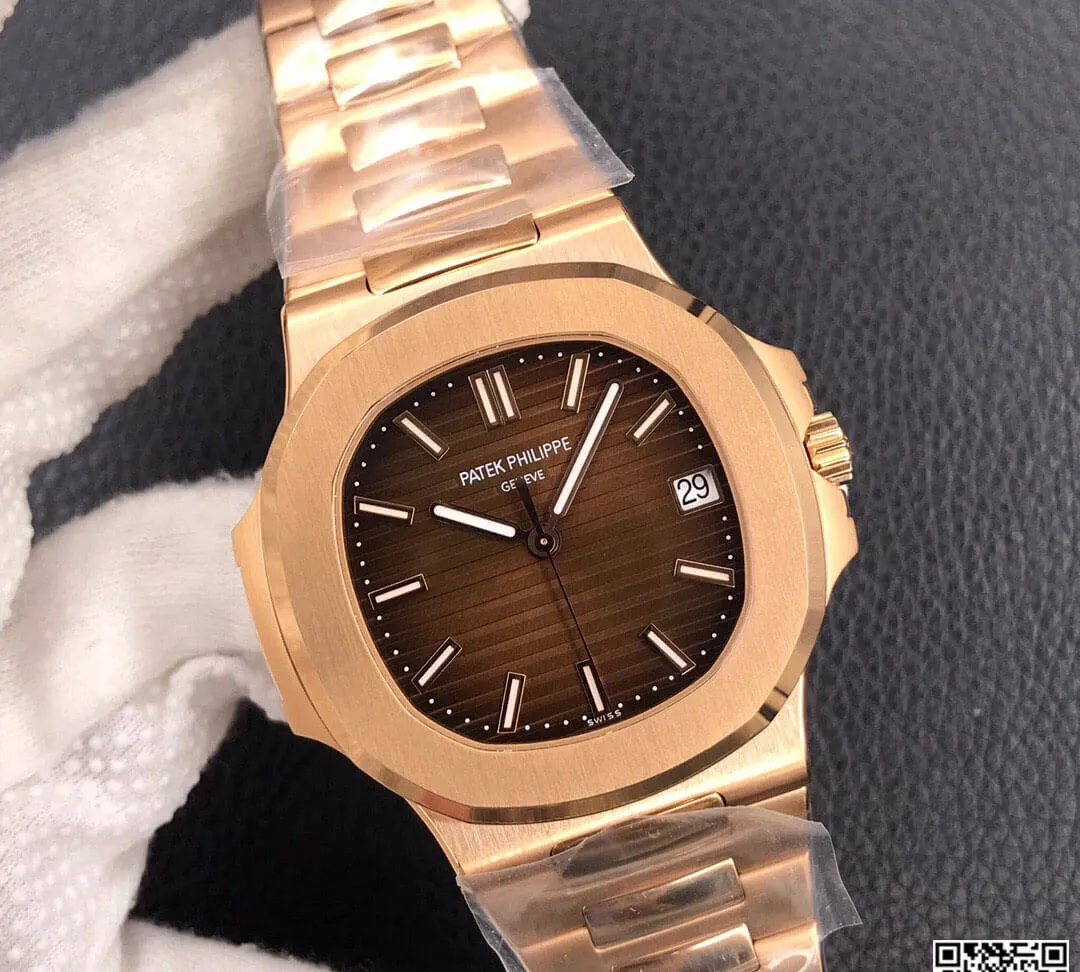 Patek Philippe Nautilus 5711 1R-001 3K Factory 1:1 Best Edition Replica Watch Brown Dial