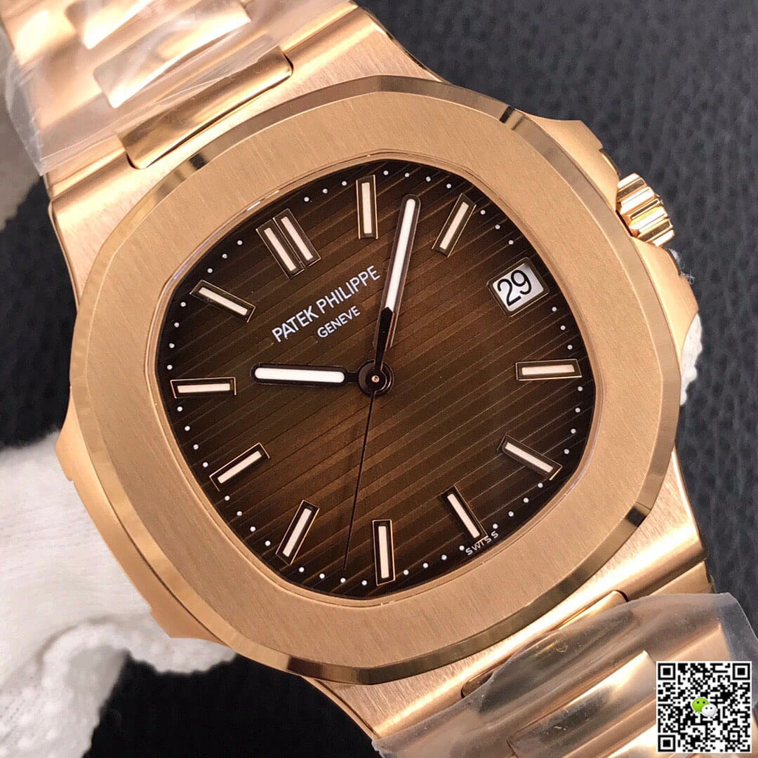 Patek Philippe Nautilus 5711 1R-001 3K Factory 1:1 Best Edition Replica Watch Brown Dial