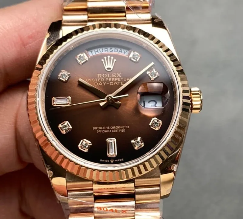 QF Factory Rolex Day-Date m128235-0037 1:1 Best Edition Replica Watch
