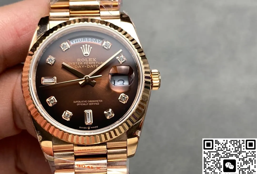 QF Factory Rolex Day-Date m128235-0037 1:1 Best Edition Replica Watch
