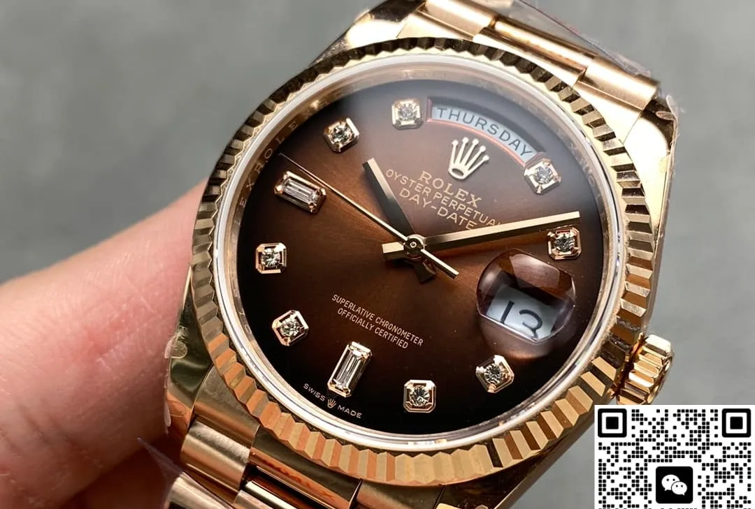 QF Factory Rolex Day-Date m128235-0037 1:1 Best Edition Replica Watch