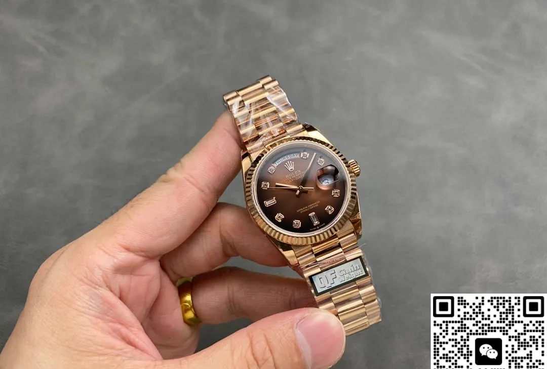 QF Factory Rolex Day-Date m128235-0037 1:1 Best Edition Replica Watch
