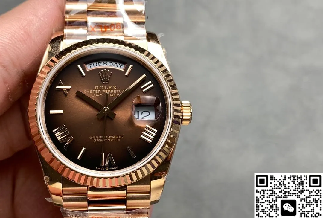 QF Factory Rolex Day-Date m128235-0075 1:1 Best Edition Replica Watch