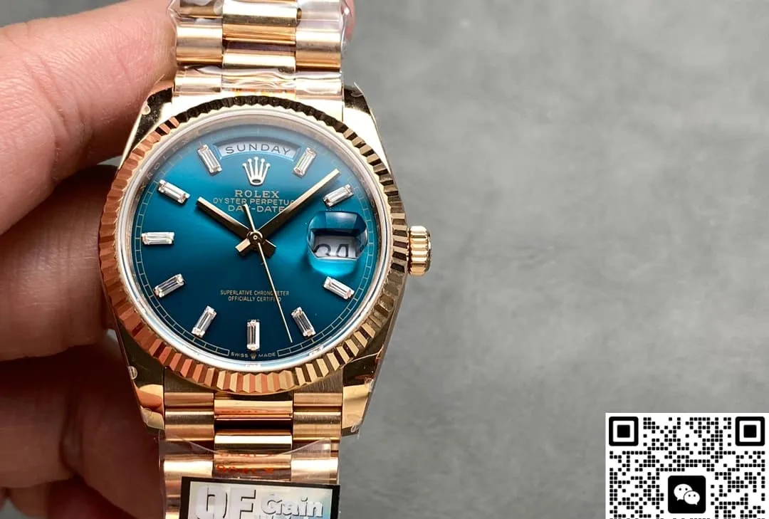 QF Factory Rolex Day-Date m128235-0085 1:1 Best Edition Replica Watch