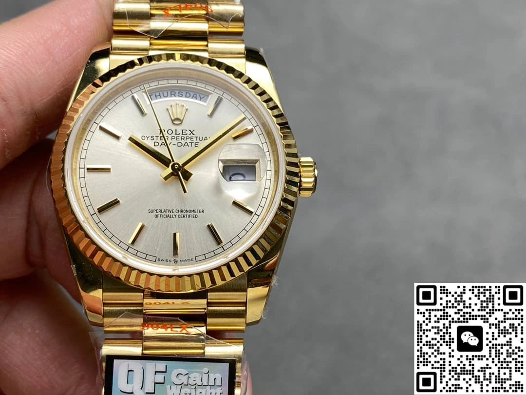 QF Factory Rolex Day-Date m128238-0081 1:1 Best Edition Replica Watch
