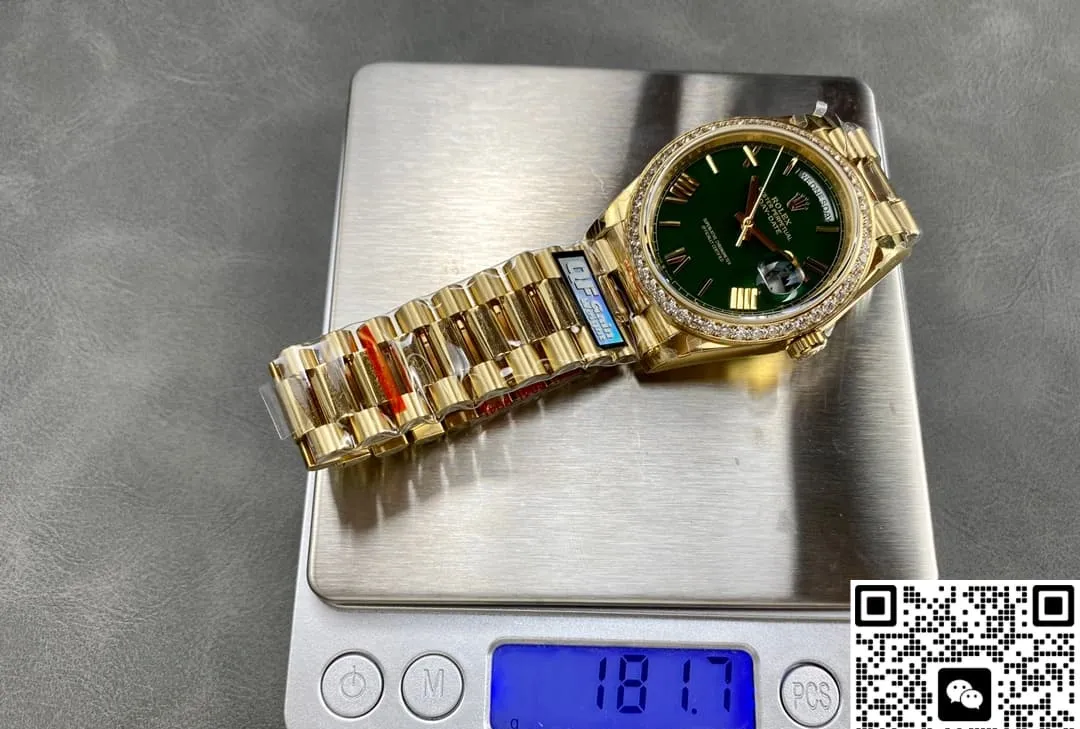 QF Factory Rolex Day-Date m228348rbr-0040 1:1 Best Edition Replica Watch