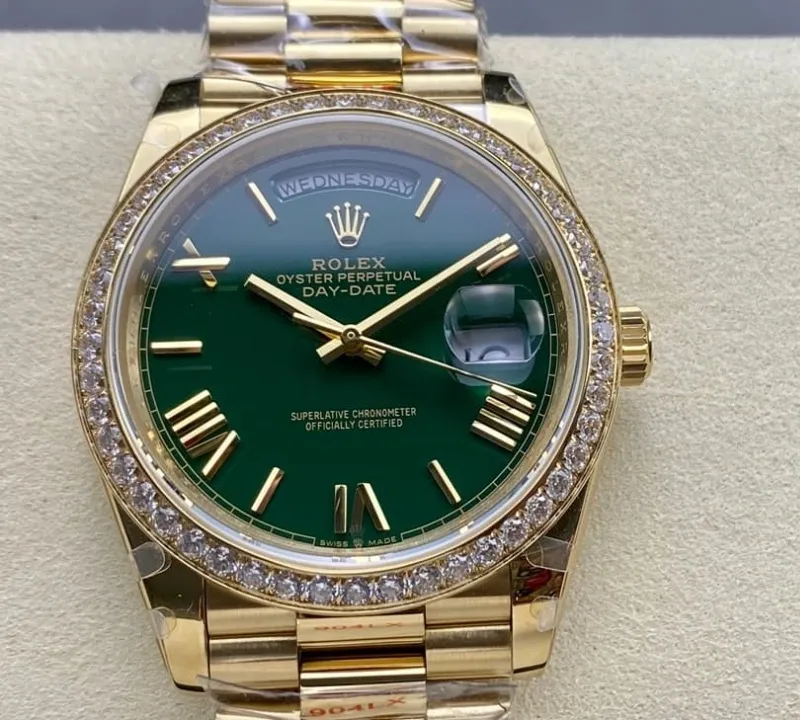 QF Factory Rolex Day-Date m228348rbr-0040 1:1 Best Edition Replica Watch
