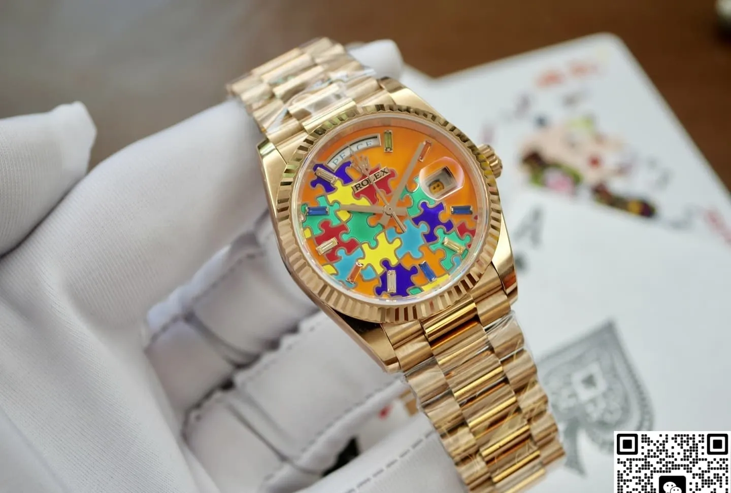 QH Factory Rolex Day-Date m128235-0063 1:1 Best Edition Replica Watch
