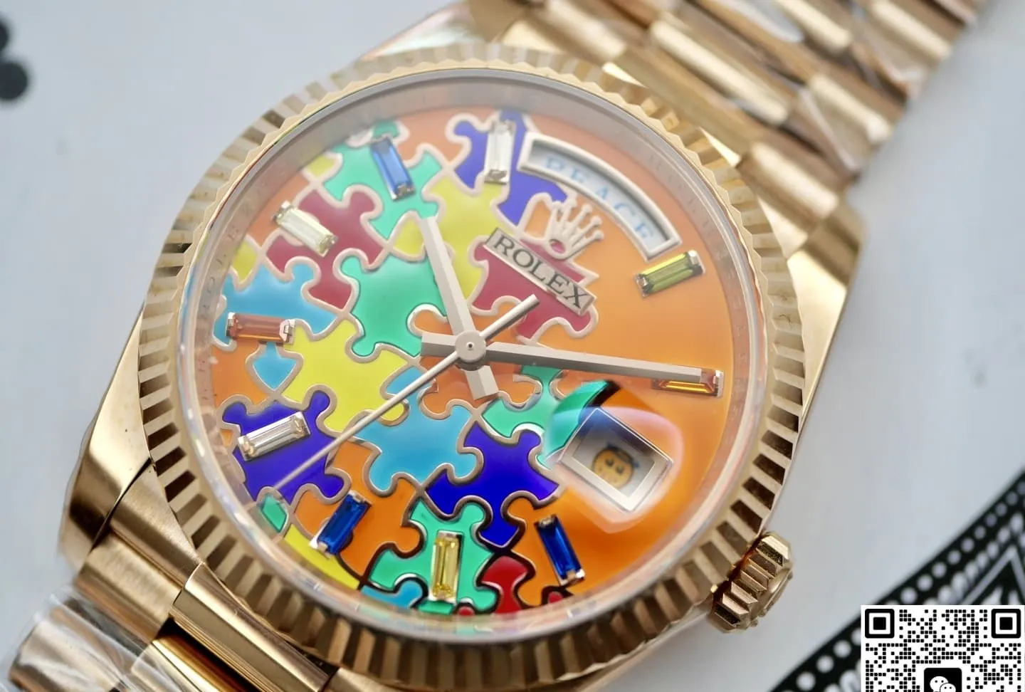 QH Factory Rolex Day-Date m128235-0063 1:1 Best Edition Replica Watch