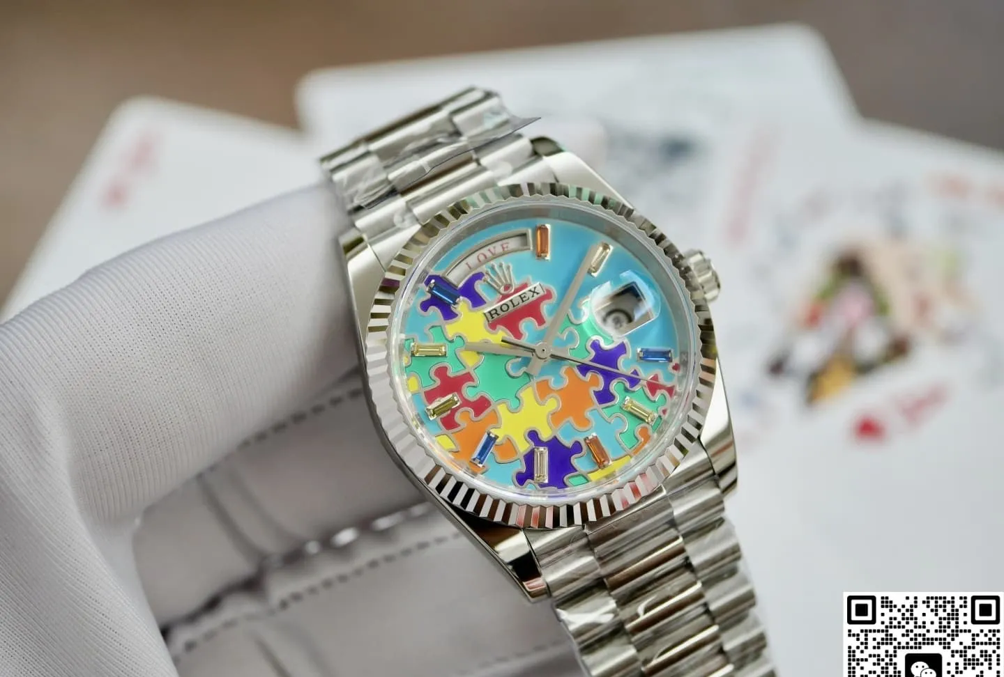 QH Factory Rolex Day-Date m128239-0056 1:1 Best Edition Replica Watch