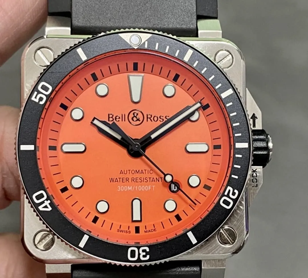 BR Factory Bell & Ross INSTRUMENTS BR0392-D-O-ST-SRB 1:1 Best Edition Replica Watch