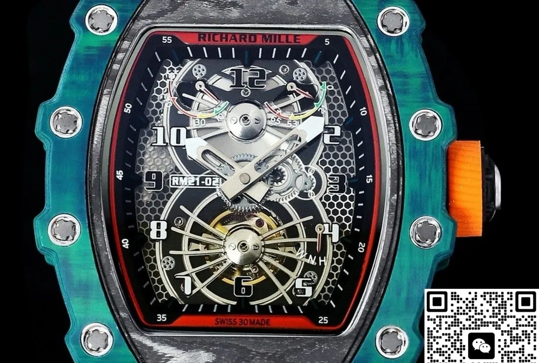 RM Factory Richard Mille RM21-01 Black strap 1:1 Best Edition Replica Watch