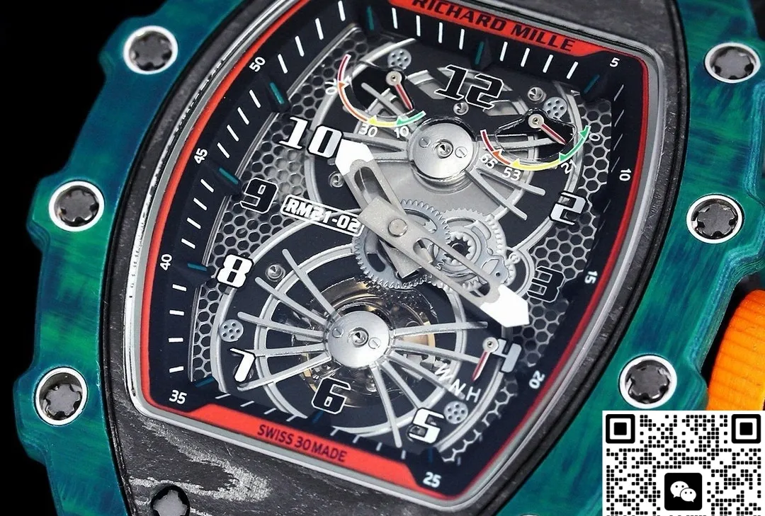 RM Factory Richard Mille RM21-01 Black strap 1:1 Best Edition Replica Watch