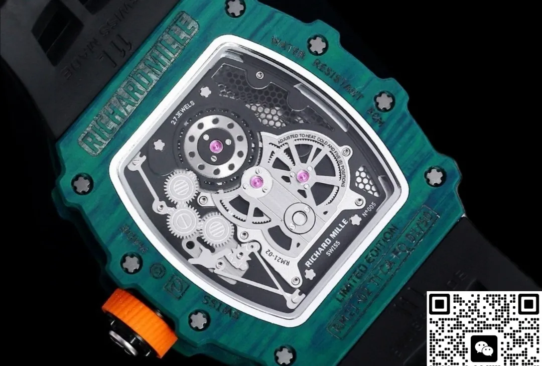 RM Factory Richard Mille RM21-01 Black strap 1:1 Best Edition Replica Watch