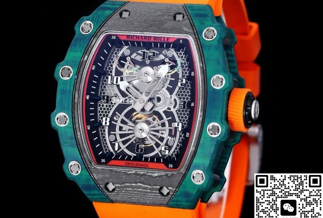 RM Factory Richard Mille RM21-01 Green case 1:1 Best Edition Replica Watch