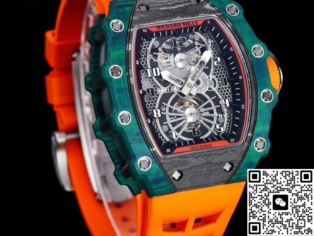 RM Factory Richard Mille RM21-01 Green case 1:1 Best Edition Replica Watch