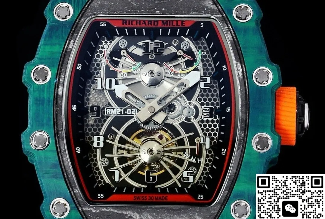 RM Factory Richard Mille RM21-01 Green case 1:1 Best Edition Replica Watch