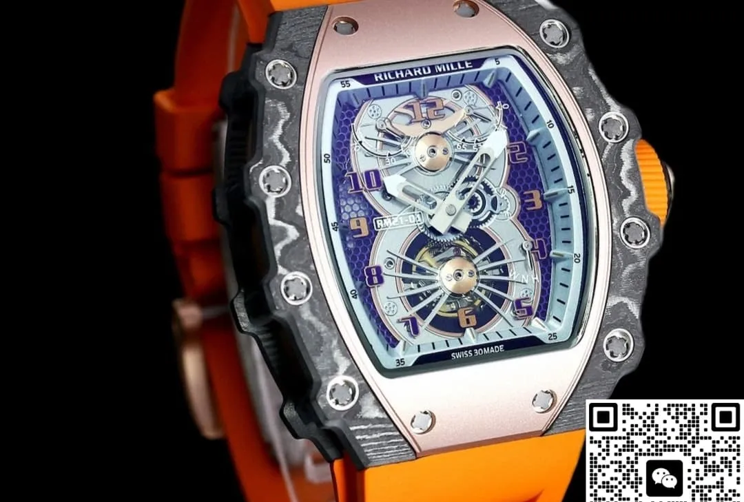 RM Factory Richard Mille RM21-01 Orange strap 1:1 Best Edition Replica Watch