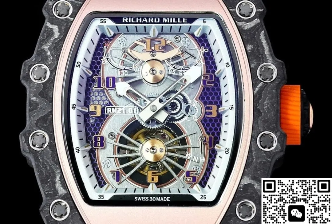 RM Factory Richard Mille RM21-01 Orange strap 1:1 Best Edition Replica Watch