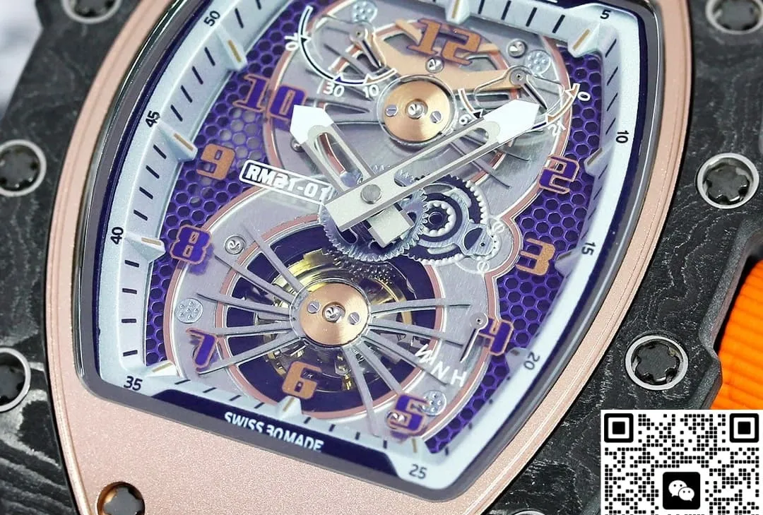 RM Factory Richard Mille RM21-01 Orange strap 1:1 Best Edition Replica Watch