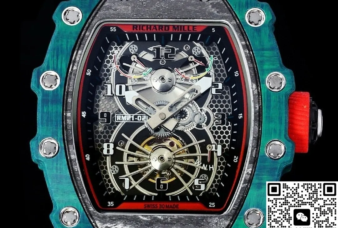 RM Factory Richard Mille RM21-01 Red strap 1:1 Best Edition Replica Watch