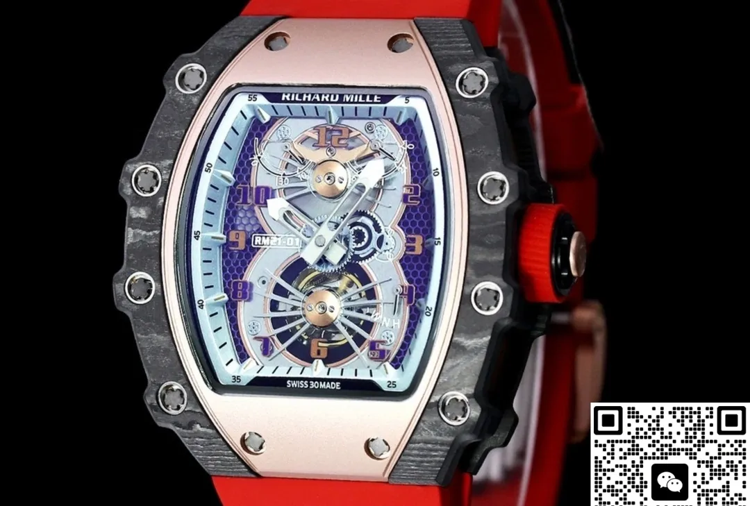 RM Factory Richard Mille RM21-01 carbon fiber 1:1 Best Edition Replica Watch