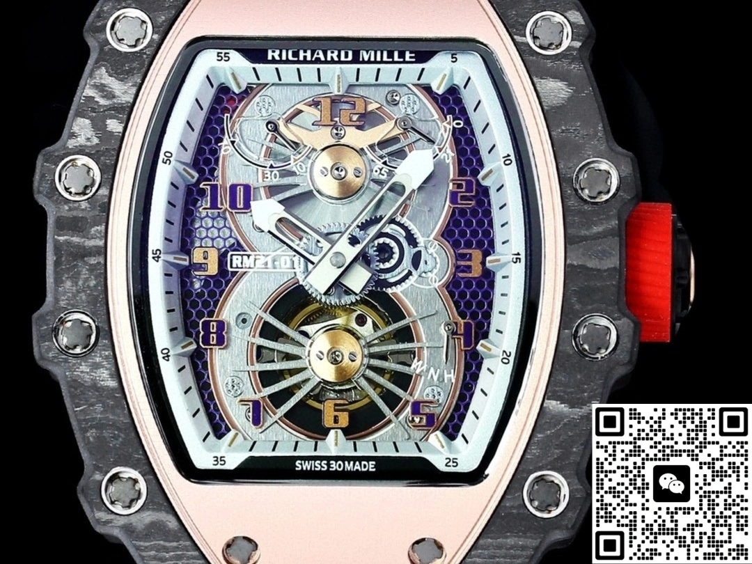 RM Factory Richard Mille RM21-01 carbon fiber 1:1 Best Edition Replica Watch
