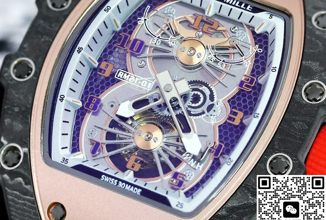 RM Factory Richard Mille RM21-01 carbon fiber 1:1 Best Edition Replica Watch