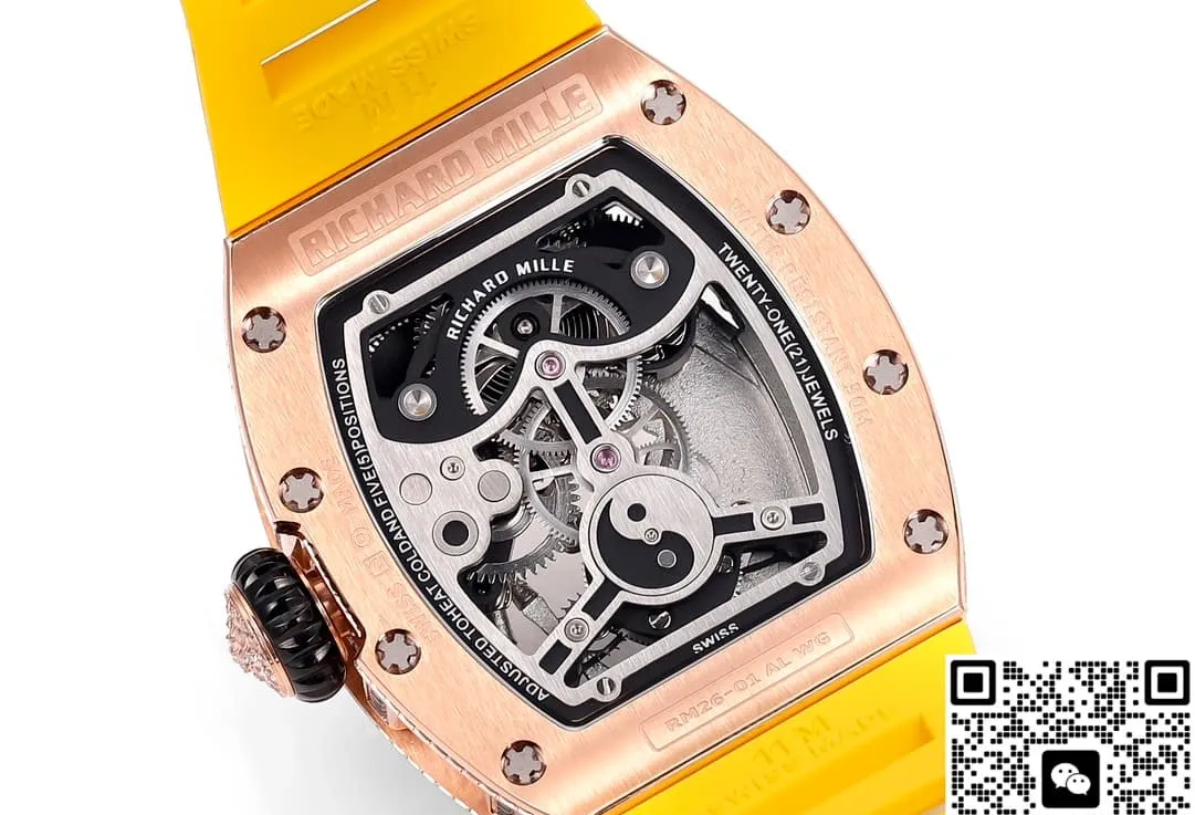RM Factory Richard Mille RM26-01 Rose gold case 1:1 Best Edition Replica Watch