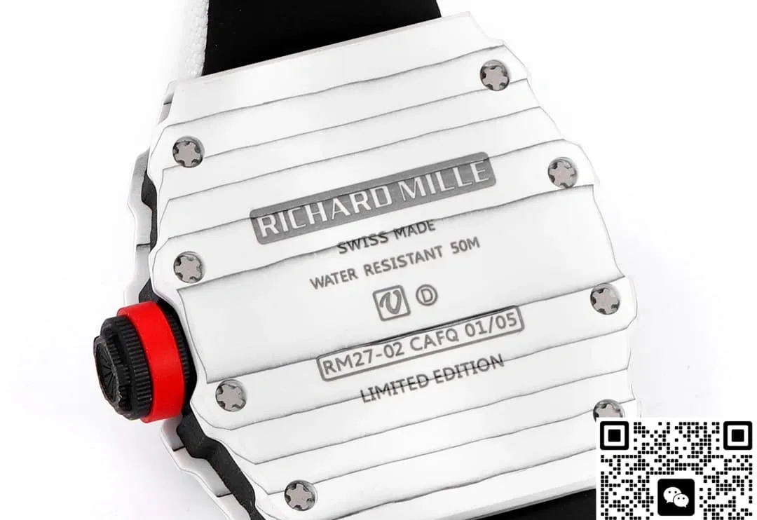 RM Factory Richard Mille RM27-02 White case 1:1 Best Edition Replica Watch