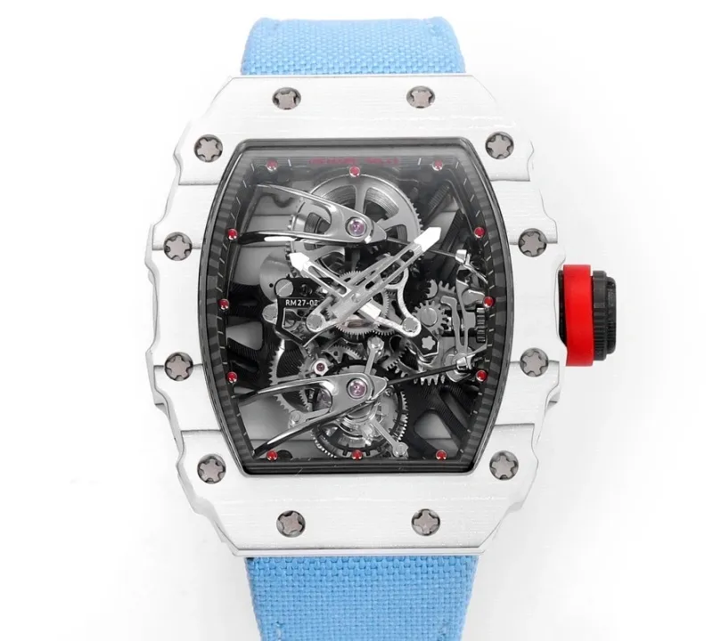 RM Factory Richard Mille RM27-02 blue strap 1:1 Best Edition Replica Watch