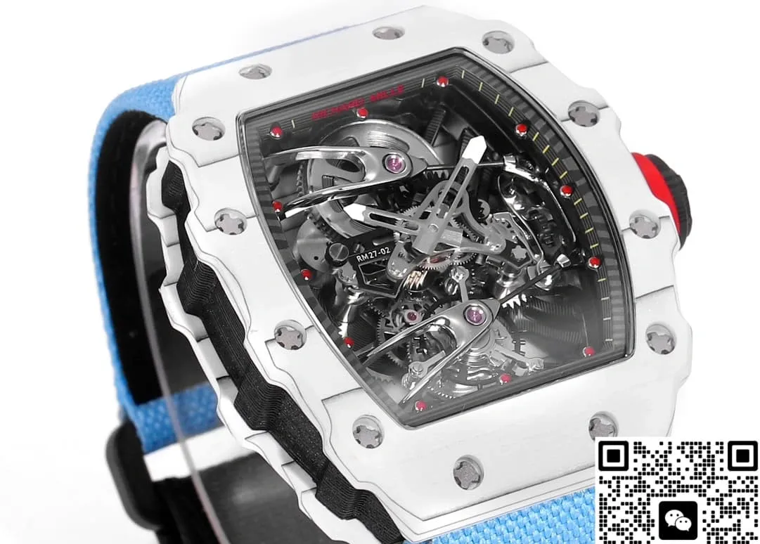 RM Factory Richard Mille RM27-02 blue strap 1:1 Best Edition Replica Watch