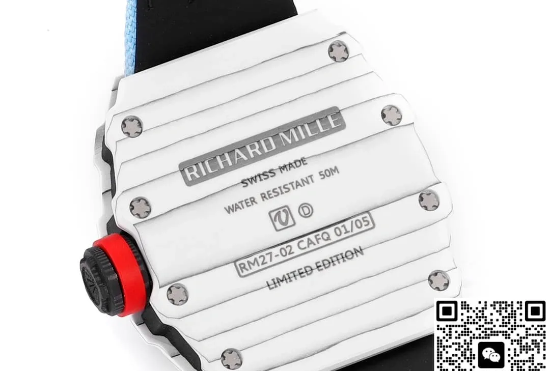 RM Factory Richard Mille RM27-02 blue strap 1:1 Best Edition Replica Watch