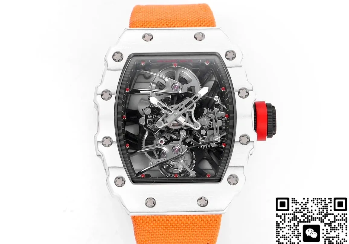 RM Factory Richard Mille RM27-02 orange strap 1:1 Best Edition Replica Watch