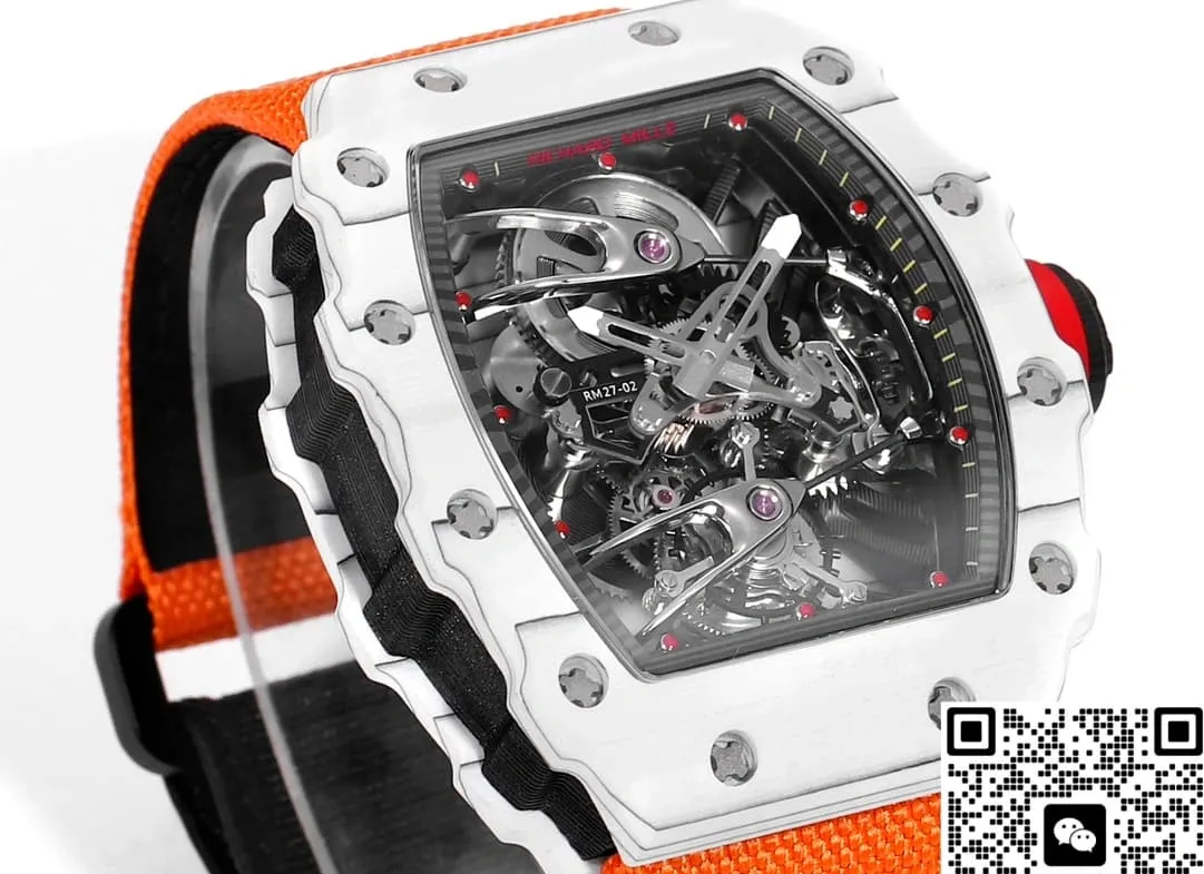 RM Factory Richard Mille RM27-02 orange strap 1:1 Best Edition Replica Watch