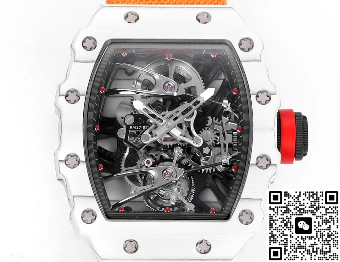 RM Factory Richard Mille RM27-02 orange strap 1:1 Best Edition Replica Watch