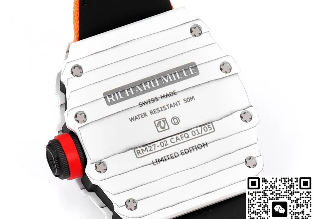 RM Factory Richard Mille RM27-02 orange strap 1:1 Best Edition Replica Watch