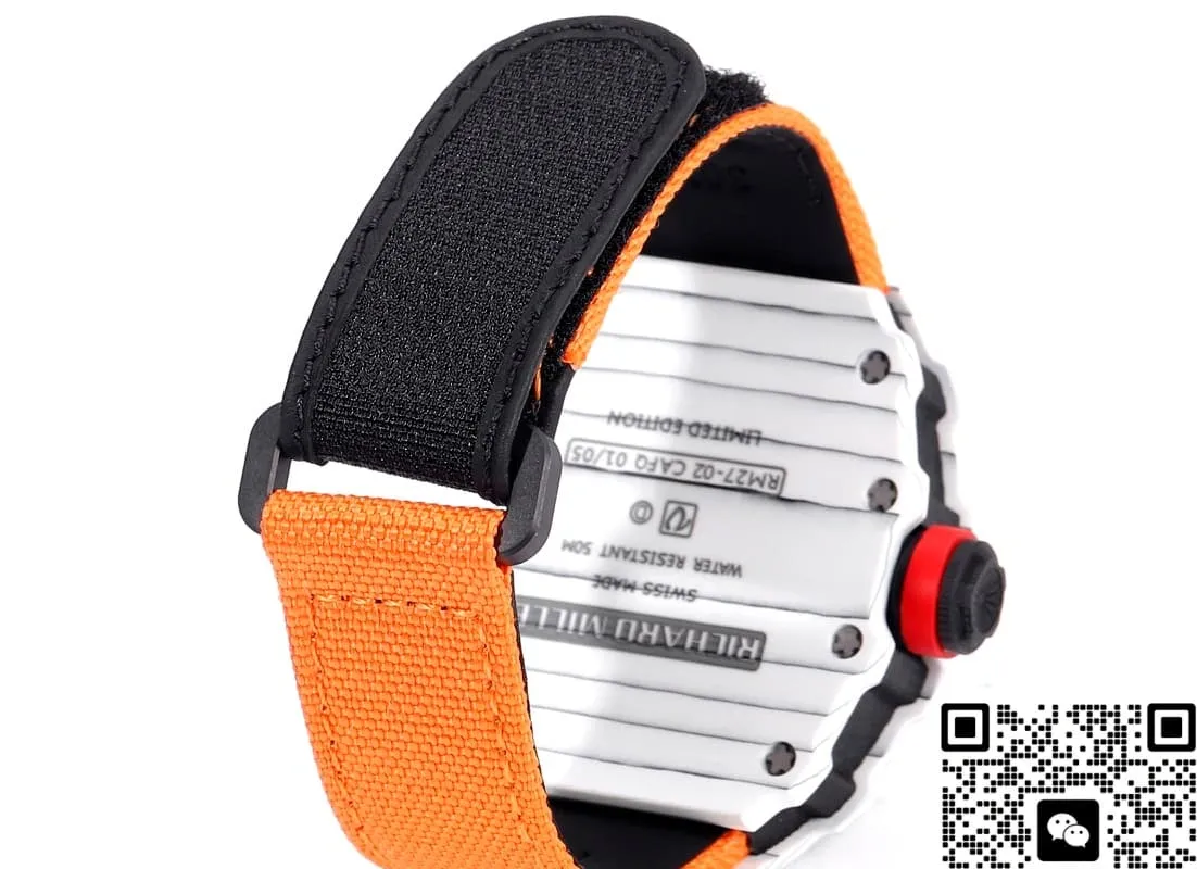 RM Factory Richard Mille RM27-02 orange strap 1:1 Best Edition Replica Watch