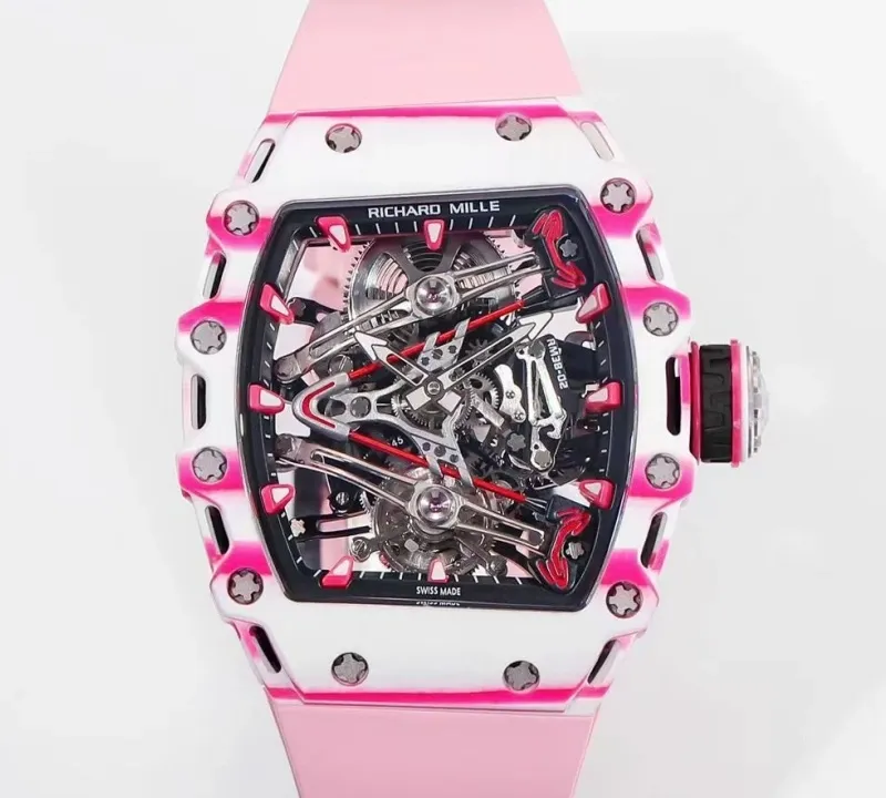 RM Factory Richard Mille RM38-02 Tourbillon pink 1:1 Best Edition Replica Watch
