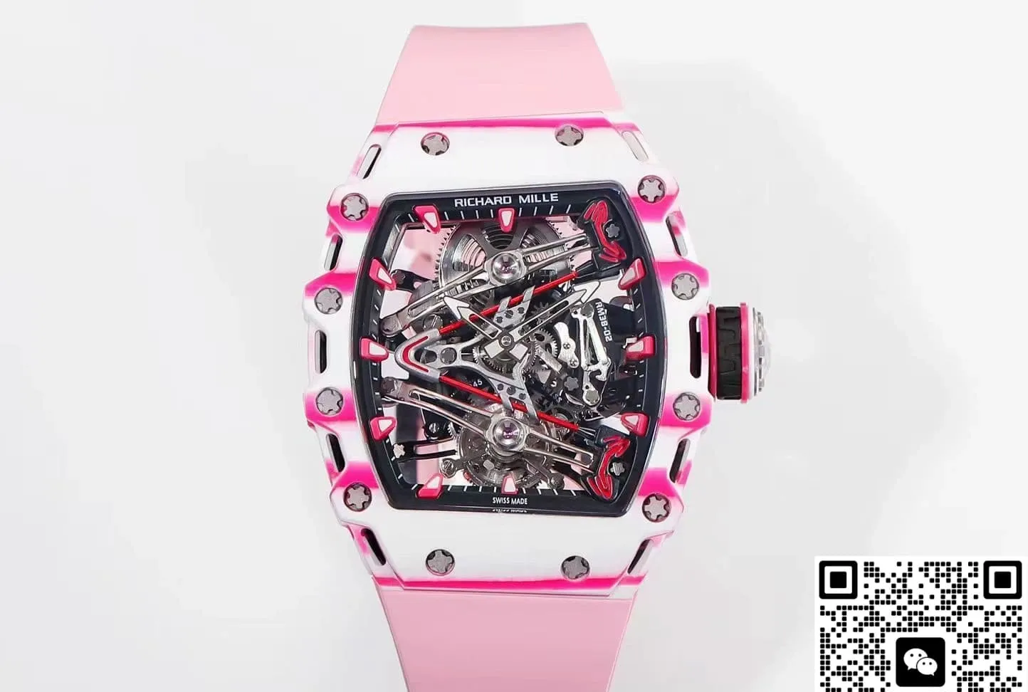 RM Factory Richard Mille RM38-02 Tourbillon pink 1:1 Best Edition Replica Watch