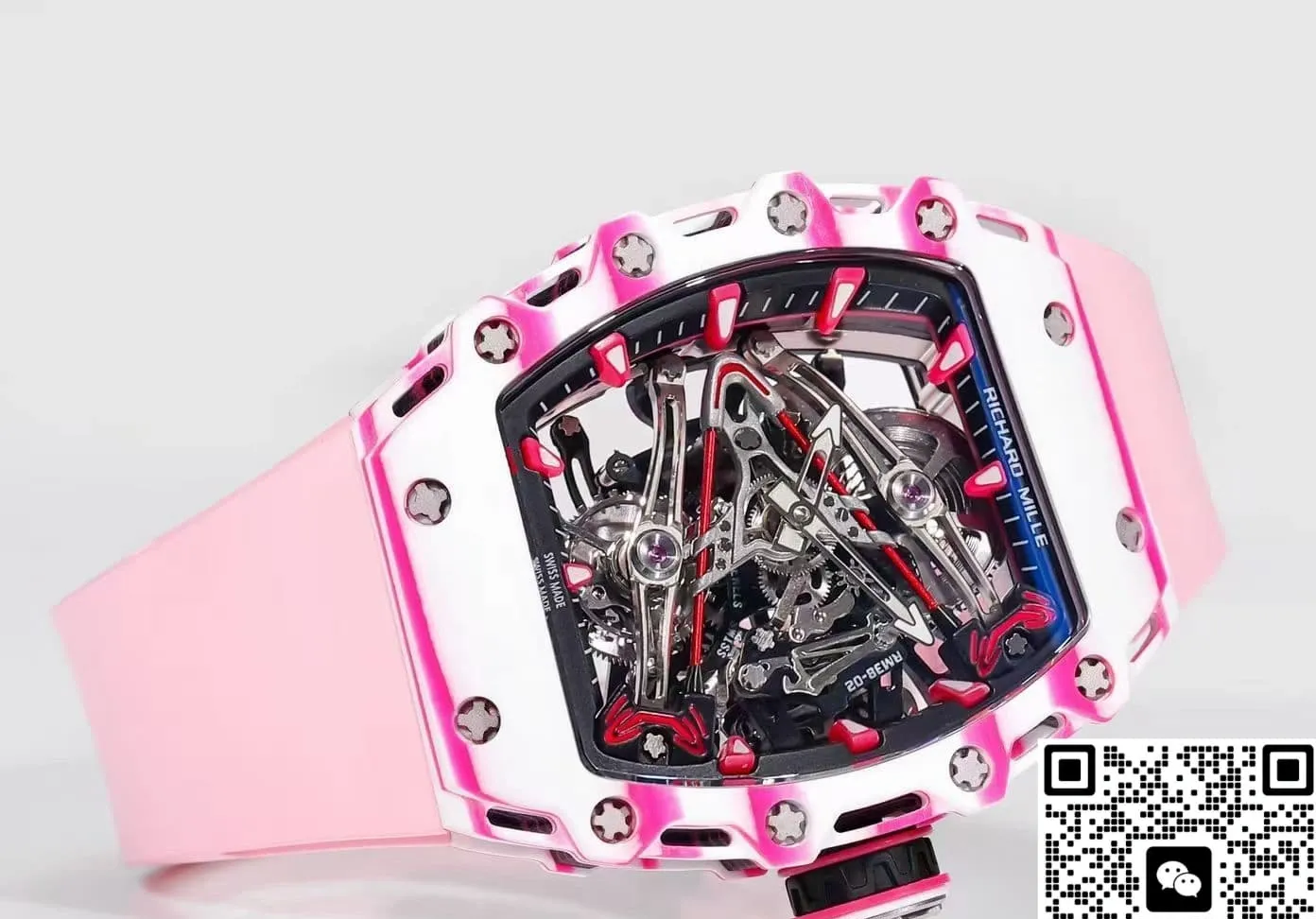 RM Factory Richard Mille RM38-02 Tourbillon pink 1:1 Best Edition Replica Watch