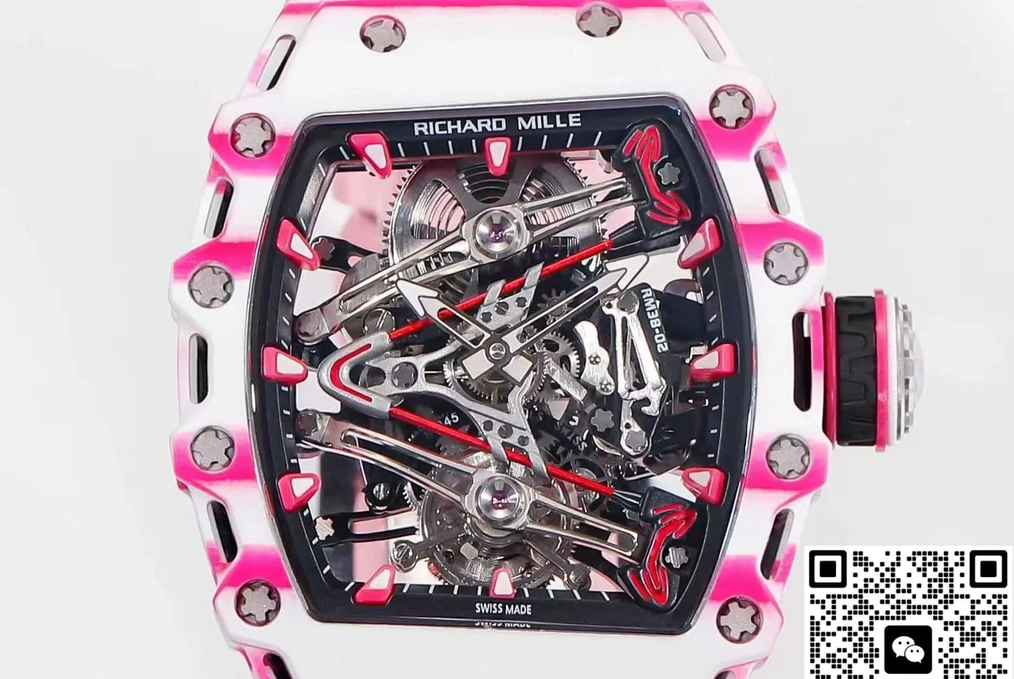 RM Factory Richard Mille RM38-02 Tourbillon pink 1:1 Best Edition Replica Watch